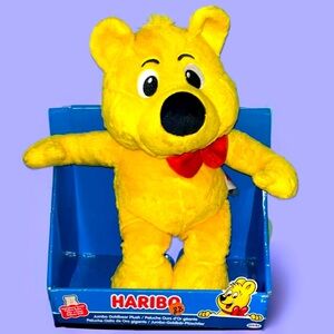 HARIBO gummy bear Yellow Plush Bear Toy BNWT brand new in box *unopened*